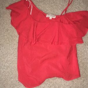 OFF THE SHOULDER RUFFLE TOP